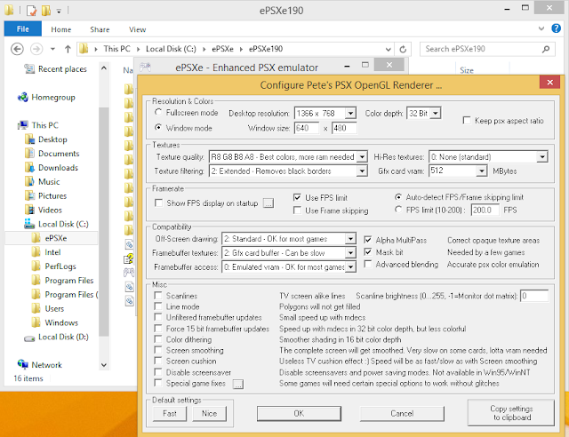 Cara setting outlet epsxe pc